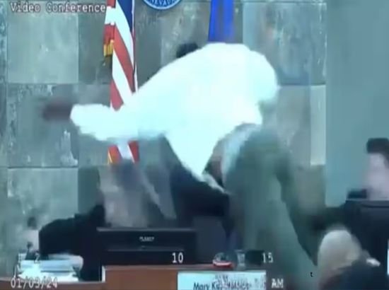 The Accused Attacked The Judge In The Court, See The Video